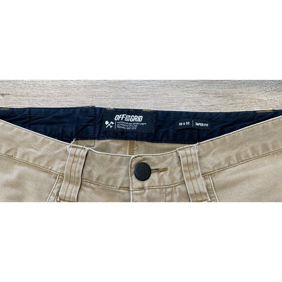 Off The Grid Trailblazer Cargo Pants Men’s 30x32 Brown Tactical Stretch Utility - Picture 3 of 10
